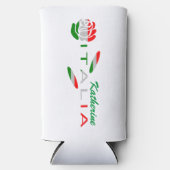 Bandiera d'Italia Rosa Gepersonaliseerd (Voorkant)