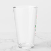 Bandiera d'Italia Rosa Personalized Glas (Rechts)