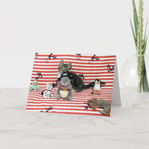 Bandit Anchors Away Wenskaart Kaart