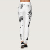 Bandit de Raccoon Leggings (Achterkant)
