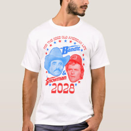 Bandit en Snowman 2028 Good Old American Life T-shirt