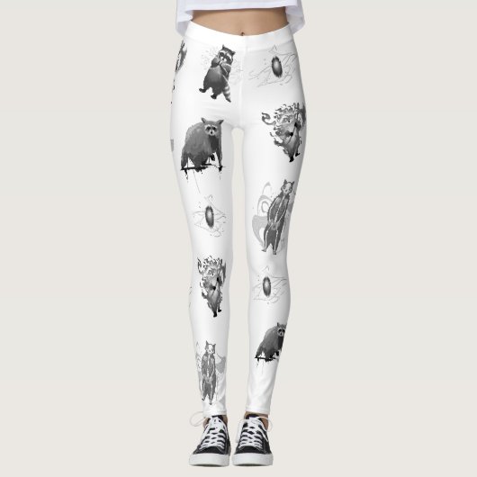 Bandit le Raccoon Leggings (Devant)
