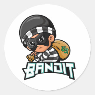 Bandit Ronde Sticker
