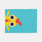 Bandit the Chick Fleece Deken (Voorkant (Horizontaal))