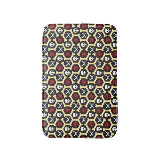 Bandit Theme Pattern Badmat (Voorkant Verticaal)