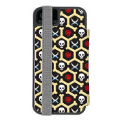 Bandit Theme Pattern Incipio iPhone Portemonnee Hoesje (Agenda Achterkant)