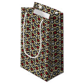 Bandit Theme Pattern Klein Cadeauzakje (Voorkant Gekanteld)