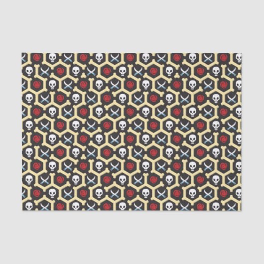 Bandit Theme Pattern Tissuepapier (Voorkant)