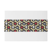 Bandit Theme Pattern Uitnodigingen Wikkel (Achterkant Voorbeeld)