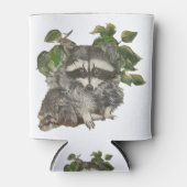 Bandit Zwart Wit Raccoon Prullenbak Panda Blikjeskoeler (Voorkant)