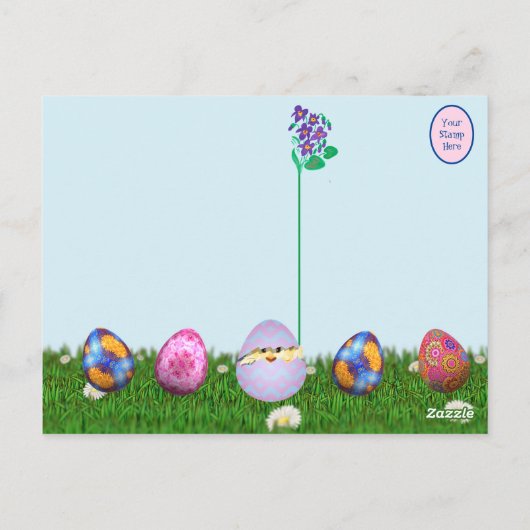 Bandit's Paasmand - Briefkaart (Achterkant)