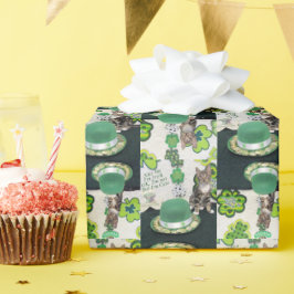 Bandit's St. Patrick's Day Wrapping Paper (4 SQ) Cadeaupapier