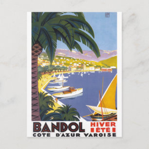  Bandol Cote D'Azur French Travel Briefkaart