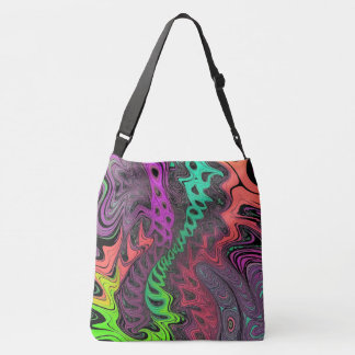 Bandolera Grande Estilo Psicodélico Crossbody Tas