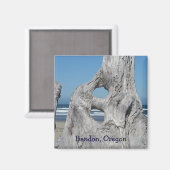 Bandon Oregon Cadeaux magnets Ocean Beach Bois (Recto/Verso)
