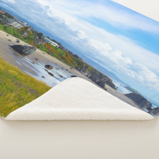 Bandon Oregon Schilderachtig Sherpa Blanket Sherpa Deken (3/4)