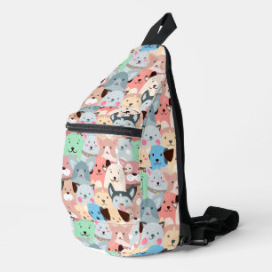 Bandoulière Beaucoup de Chiens Colorés Concevoir Sac à élingue