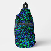 Bandoulière Bleu - Sac à élingue (Recto)