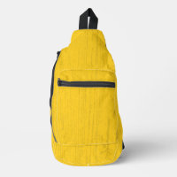 Elégant Sac à bille de grain de bois jaune moutard