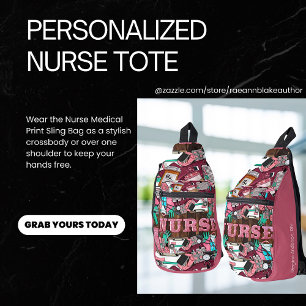Bandoulière Infirmière personnalisée Sac à bille Médicale à im