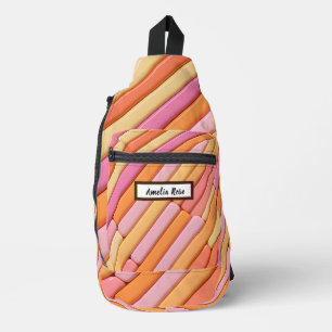 Bandoulière Sac à bille géométrique Pastel personnalisé - Mode