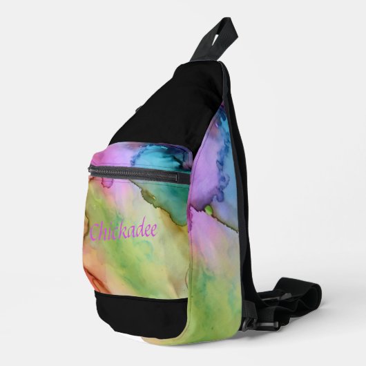 Bandoulière Sac à coudre à impression "Chickadee" (Coin droit)
