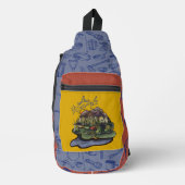 Bandoulière Sac à coudre à impression du train de camping (Recto)