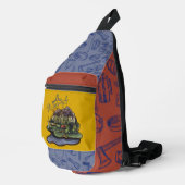 Bandoulière Sac à coudre à impression du train de camping (Coin droit)
