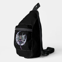 Sac à coudre imprimé fée violette