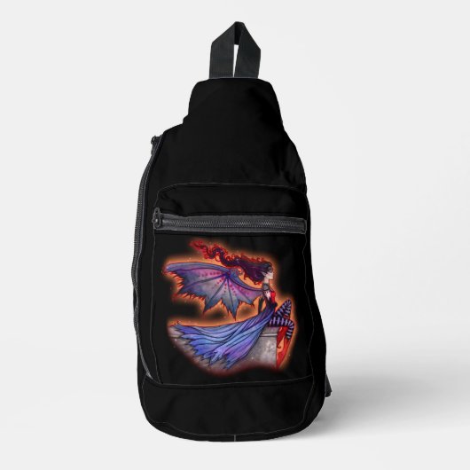 Bandoulière Sac à coudre pour impression fée d'automne (Recto)