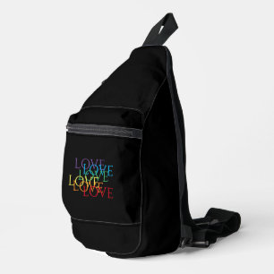 Bandoulière Sac à élingue RAINBOUR LOVE II