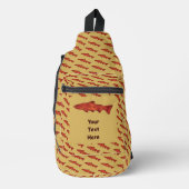 Bandoulière Sac à élingue rustique de truite (Recto)