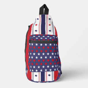 Bandoulière Sac à élingue Stars et Stripes
