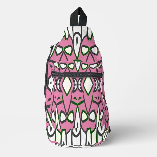 Bandoulière Sac à élingue, un design classique rétro sans soud (Recto)