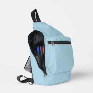 Bandoulière Sac à lame couture bleu pâle pour impression