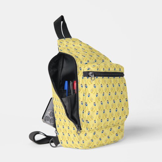 Bandoulière Sac à neige blanche (Ouvrir)