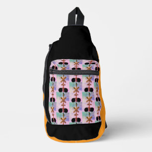 Bandoulière Sac Urbain Rustique Imprimé Coupé Sac à Coudre