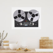 Bandrecorder Poster (Keuken)