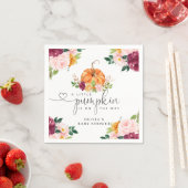 Bandroompompoen, herfst servet (Insitu)