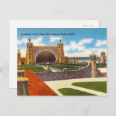 Bandshell Ocean Front Park, Daytona Beach, Florida Briefkaart (Voorkant / Achterkant)