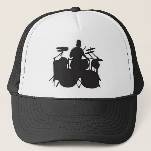 bandsilioutet trucker pet (Voorkant)