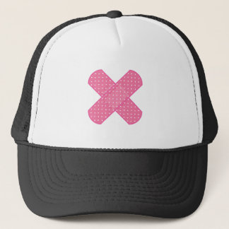 bandsteun roze trucker pet