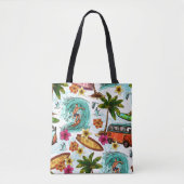 Bandstranspatroon voor surf van kool draagtas (Voorkant)