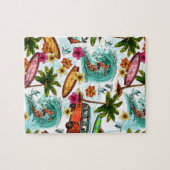 Bandstranspatroon voor surf van kool legpuzzel (Horizontaal)