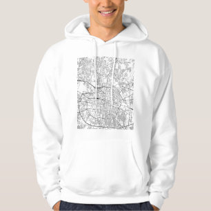 Bandung Indonesië Kaart Hoodie