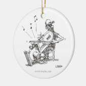 Bandzaag Musician Ornament (Links)