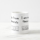 Banedikt périodique nom de table mug (Centre)