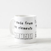 Banedikte périodique nom de table mug (Devant gauche)