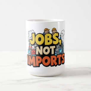 Banen niet geïmporteerd koffiemok