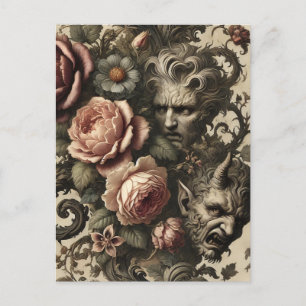 🩸 banen voor jongens - Gothic Victoriaans Feestdagenkaart